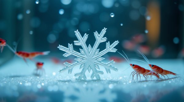 Snow flakes : l'alimentation innovante et nutritive pour les crevettes d'aquarium